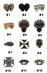 Skull Belt Buckle Men Women Flaming Flame Blaze Halloween Costume Party Pirate