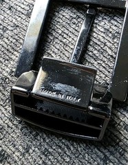 Versace Collection Italy Belt Buckle Gunmetal/Gold Metal