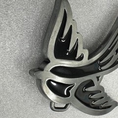 Black Bird Belt Buckle Swallow Flying Wings Metal Western Cowboy Biker