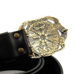 Helm of Awe belt buckle, Viking Helm of Terror Old Norse Scandinavian Pagan
