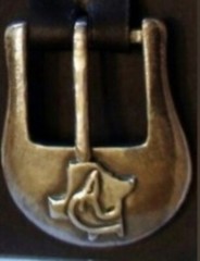 Rare Sterling Silver Ducks Unlimited Jeep Collins Silversmith Hunt Belt Buckle