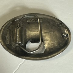 Vintage large metal Bottle Opener / belt buckle DRUNK