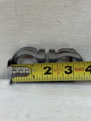 Ferragamo Gancini Silver Double Ring Belt Buckle Made in Italy Buckle Only