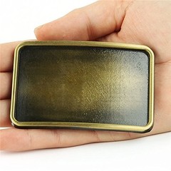 Rectangular Metal Belt Buckle, Vintage Style, Celtic Knot, Men&rsquo;s, Zin…