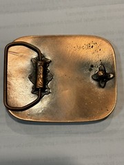 SECOROC Brass Belt Buckle Vintage Mining & Oil Field, 1980&rsquo;s/90&rsquo;s