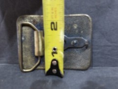 Vintage RJ Roberts Co. Belt Buckle Chevrolet Car Logo RJR Rochester Michigan