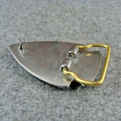 Triangle Stainless Steel Pin Belt Buckle Men&rsquo;s Belt Buckles Fit 1.5&Prime; / 38mm Belt