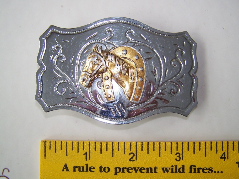 Belt Buckle Horse&rsquo;s Horse Head Made in Japan