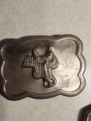 1980-1998 3 Lot Of Belt Bucks REMINGTON, Handyman Of America, and RockMountain