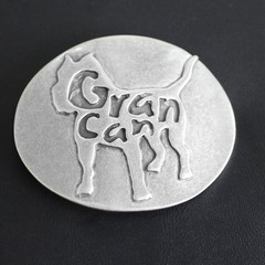French Bulldog Belt Buckle Oval – Strong Character Design