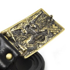Fighting Owl belt buckle, Wild fighting bird Owl military solid brass belt buckl