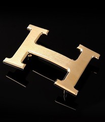 38mm H Gold Brushed Constance Belt Buckle