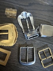 Unsorted Belt Buckles Mixed Lot
