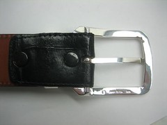 Sterling silver 925 buckle w/1-3/8&Prime; Genuine Alligator belt sizes 30 to 44&Prime; U.S.A