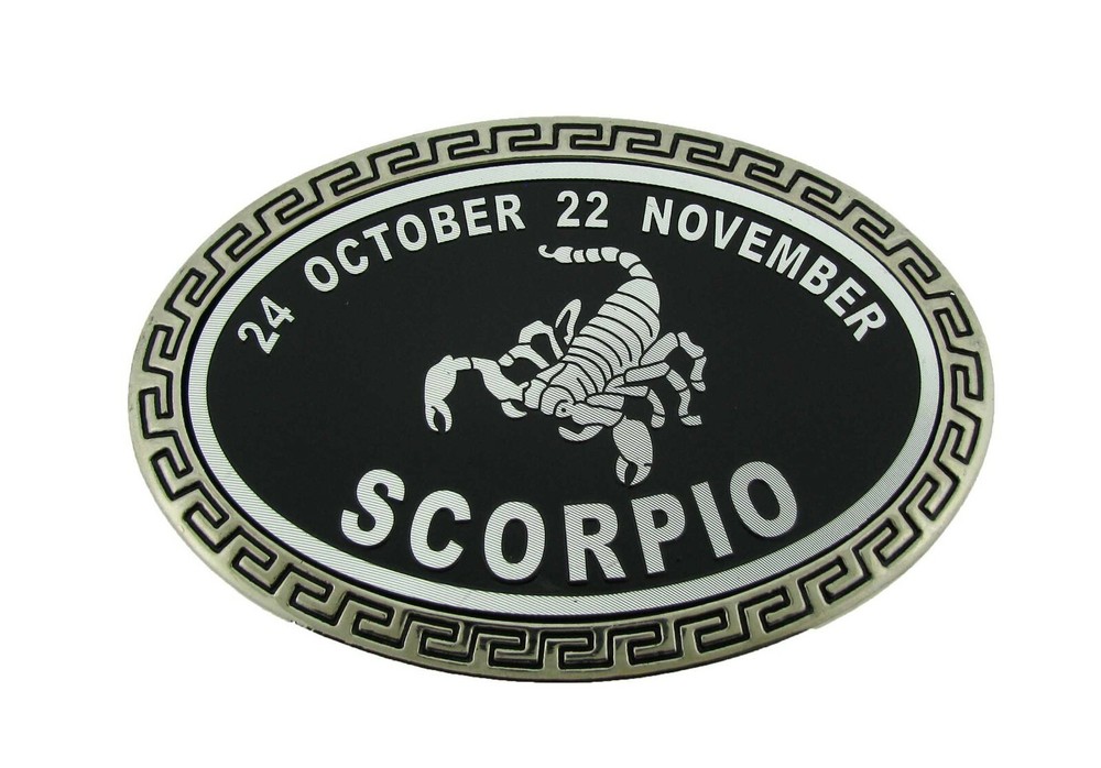 Scorpio Zodiac Sign Bottle Opener Belt Buckle Birthday New hebilla del cinturón