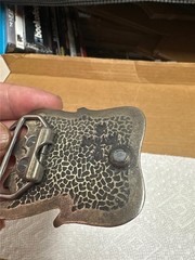 Vintage Unique Iron Cross Belt Buckle AS IS