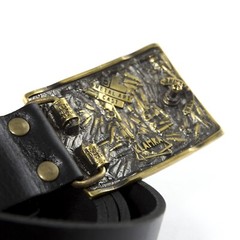 Molon Labe belt buckle, 1776 Come and take it, 2nd Amendment solid brass belt
