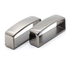 5X 40mm Solid Brass Belt Loop Belt Buckle Keeper Loop Ring Metal Accessories US