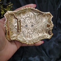 Saint jude San Judas Western belt Buckle Rose Gold Silver Heavy Zinc Alloy
