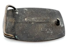 1981 Howard Hughes Flying Boat Spruce Goose Belt Buckle – Age of Bronze – Calif.