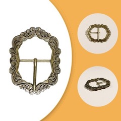 Western Relief Pattern Metal Belt Buckle Teenager Rock Fashion Belt Buckle