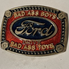 Vintage Ford trucks bad boys belt buckle for Automotive Fans Truckers Gift