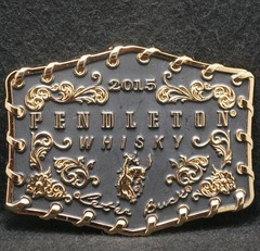 XF23167 *NOS* VINTAGE 2015 **PENDLETON WHISKEY** ALCOHOL BOOZE MENS BELT BUCKLE