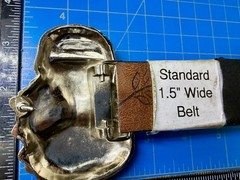 Creepy Skull Open Mouth Halloween 3D Gothic Punk Dimensional Belt Buckle