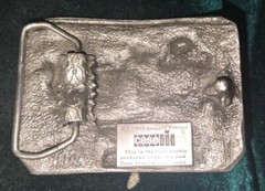 VTG Case International A Fresh Team For Today&rsquo;s Farmer Belt Buckle 1985 Farming