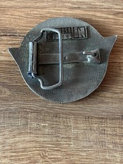 Vintage Chevrolet Corvette 25th Anniversary Metal Belt Buckle
