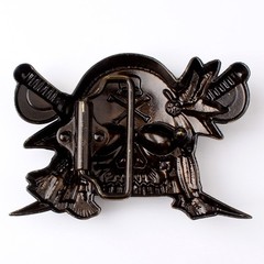 Pirates Skull Men&rsquo;s Belt Buckle Western Cowboy Native American (SK-07-S)