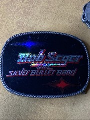 Bob Seger and the Silver bullet band belt buckle