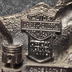 Harley Davidson Belt Buckle Eagle Claw Design • 1991 • USA • RARE
