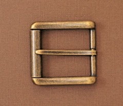 New 1 1/2&Prime; pin buckle(#54) man/women antique-brass color finish US stock