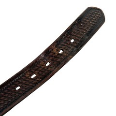 RESISTOL Leather Belt x Vintage BERGAMOT Eagle Feathers Belt Buckle 1996 Mens 38
