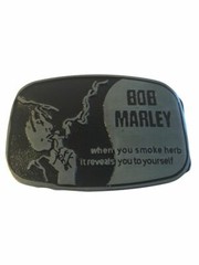 Bob Marley Wisdom Logo Enamel Metal Belt Buckle