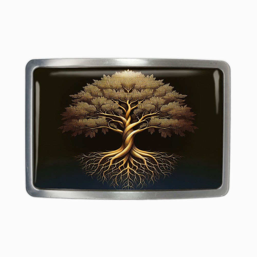 Tree of Life Belt Buckle – Celtic Irish Tree Handmade Belt Buckle – 645