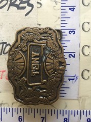 Vintage TONY Brass Belt Buckle approx 5oz. 3&Prime; wide – name personalized Oden Inc.