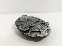 1984 Country Music Metal Belt Buckle ~ E-28 ~ Siskiyou Co Inc Williams Oregon