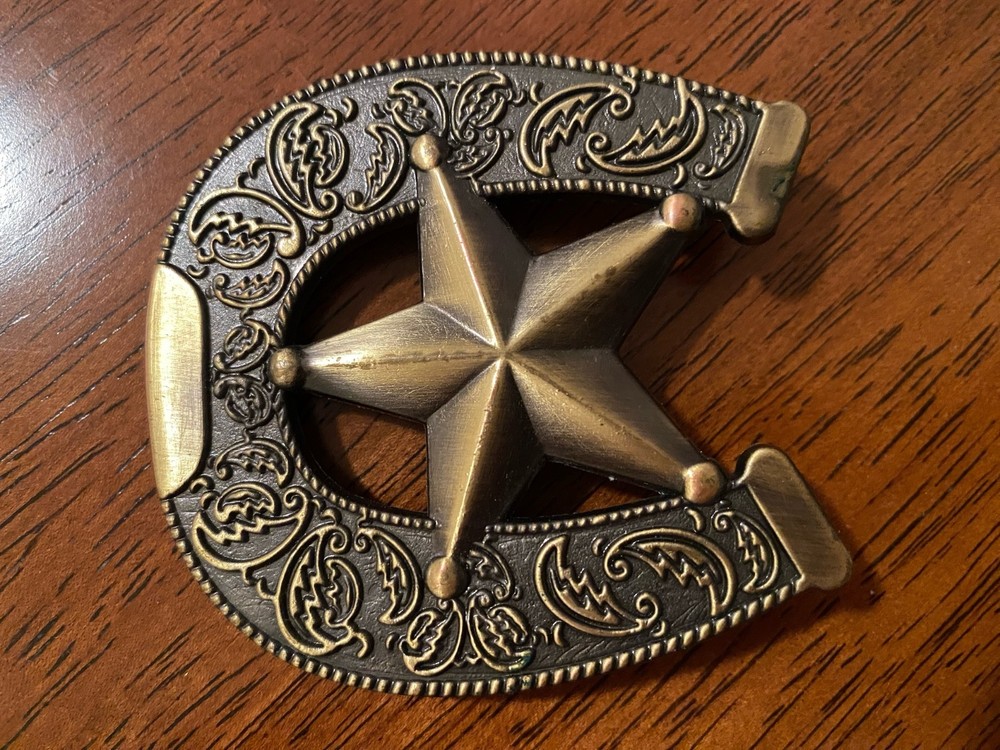 Western Star Lucky Horseshoe Horse Shoe Metal Unisex Men’s/Women&rsquo;s Belt Buckle