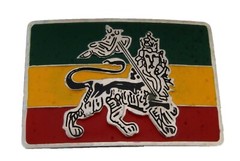 Reggae Lion of Judah Goth Tattoo Tribal RASTAFARIAN Belt Buckles Halloween Party