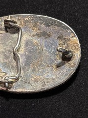 Montana Silversmiths Coin Belt Buckle 1942 Walking Liberty Half Dollar -Item#283