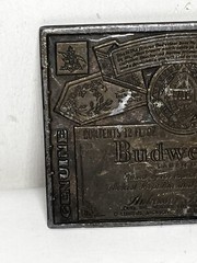 VTG Brass Budweiser Belt Buckle 1970&rsquo;s Classic King Of Beers Anheuser Busch Logo