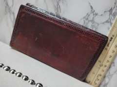 Ariat Leather Men&rsquo;s Rodeo Brown Wallet Western Checkbook Cover