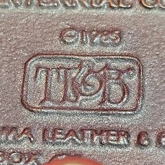 3.5&Prime; TEXAS SESQUICENTENNIAL BELT BUCKLE Numbered VINTAGE 1986 Brass metal Texoma