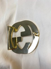 Double G 1.5` Belt Buckle Gold GG Logo 40 mm Replacement Buckle Designer Style