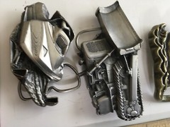 3 Vintage Belt Buckles – Snow Machine, Bull Dozer, Sail Boat – Unused
