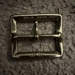 2X Vintage Solid Brass Belt Buckle Heavy Duty
