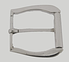 Stainless Steel Belt Buckle Men Pin Belt Buckles Fits For 1.5 inches Belt Silver