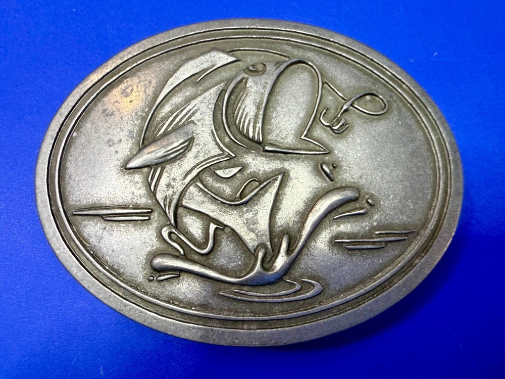 Gone Fishing – Large Mouth Bass Fisherman&rsquo;s Belt Buckle & Can Holder – BevBuckle